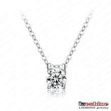 Simple Zircon Chain Necklace (CNL0024-B)